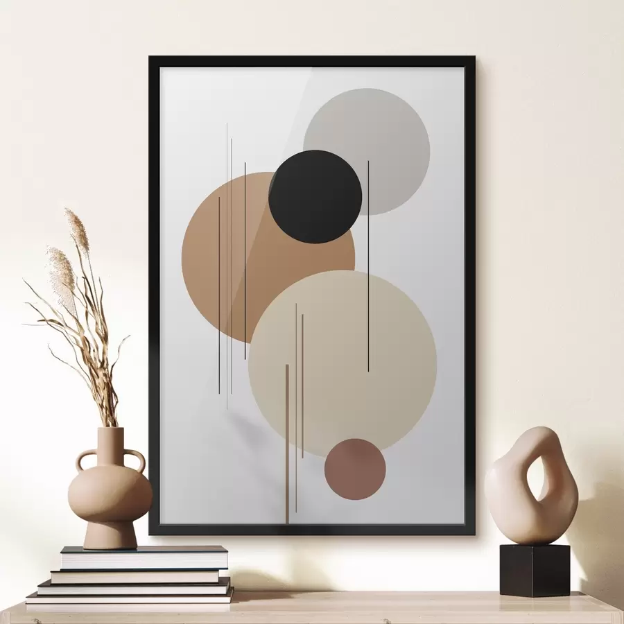 fototapet Compoziție geometrică abstractă f46351