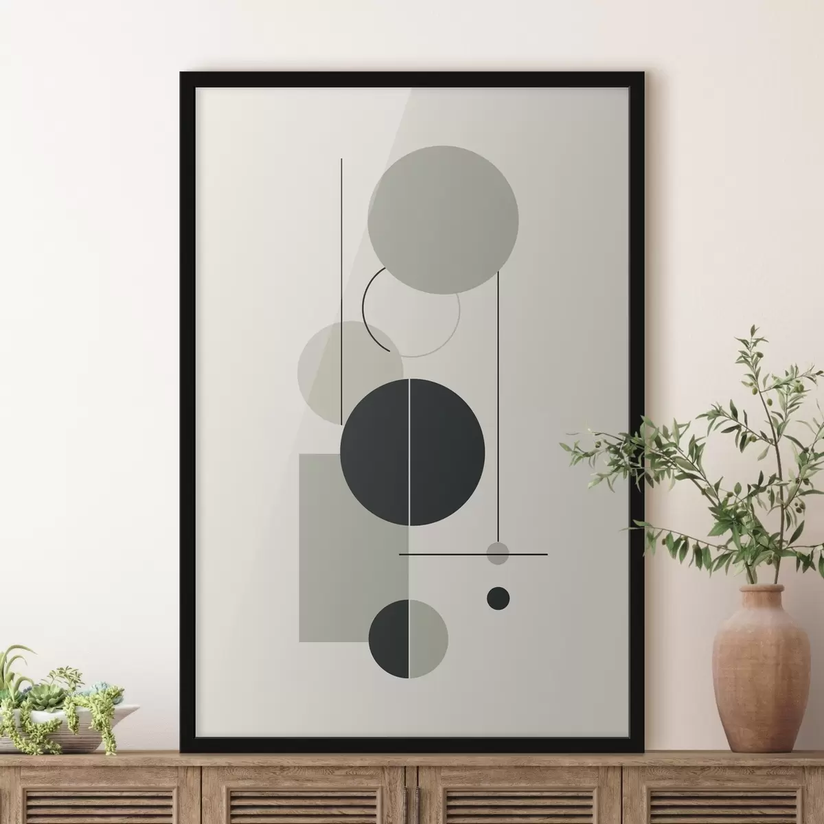 Poster Abstracție geometrică minimalistă f46352