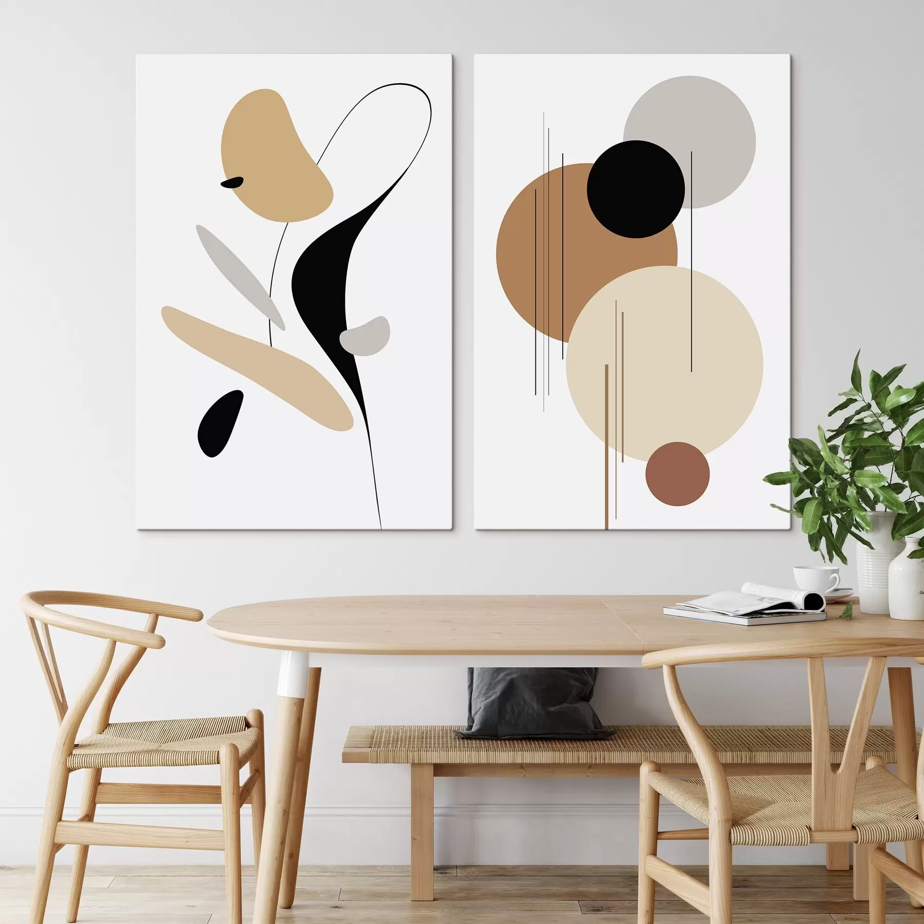 Tablouri Compoziție geometrică abstractă m00908