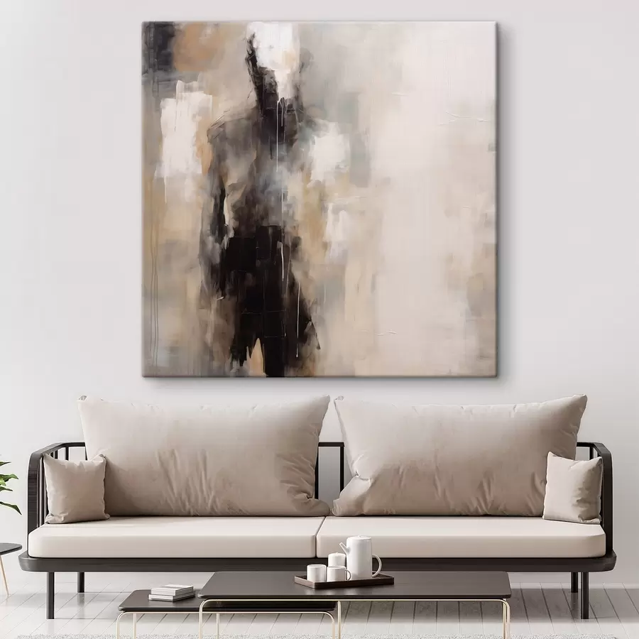 Tablouri O figură umană abstractă în umbră s46360