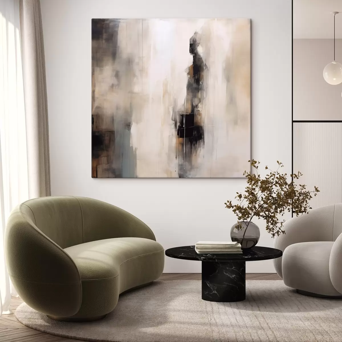 Tablouri O figură umană abstractă s46361