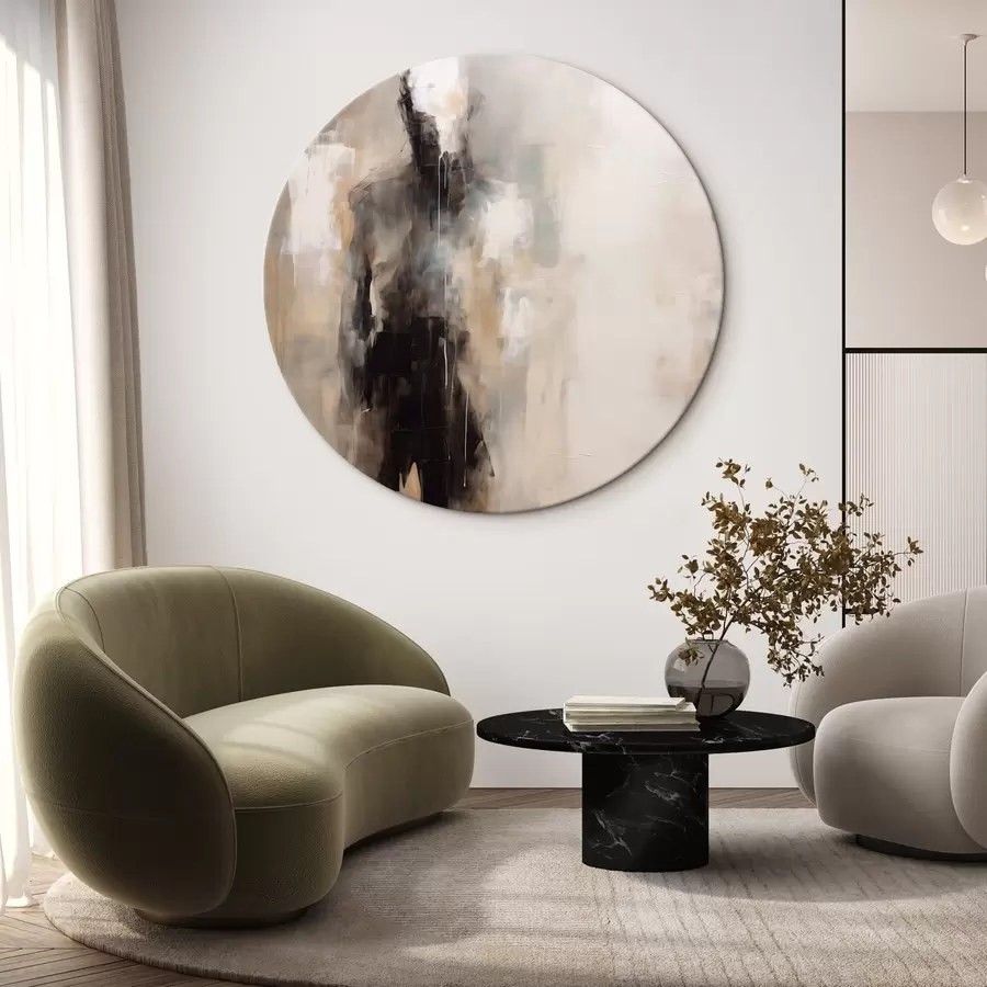 Tablouri O figură umană abstractă în umbră r46360