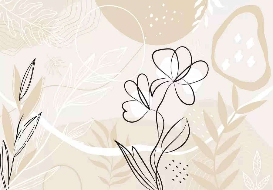 fototapet Rezumat cu plante w04760