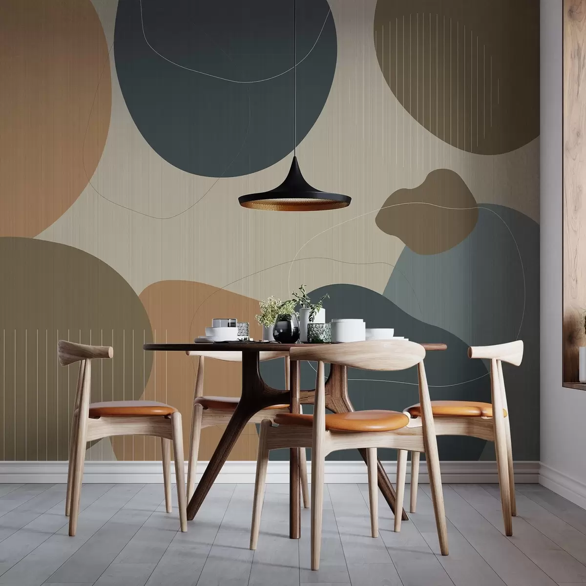 fototapet Cercuri abstracte w04759v1