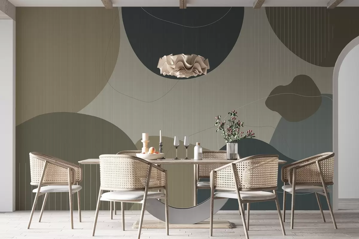 fototapet Cercuri abstracte w04759v2