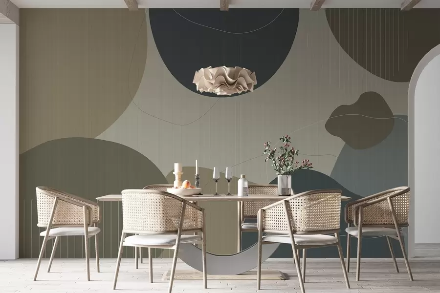 fototapet Cercuri abstracte w04759v2