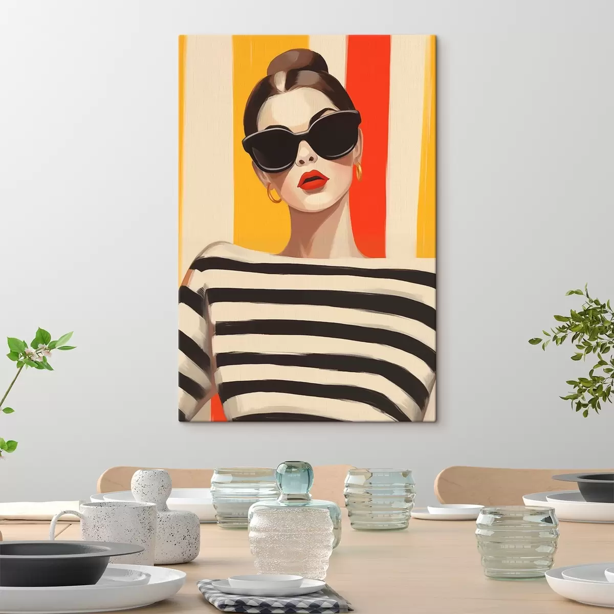 Tablouri Fata la modă s46418