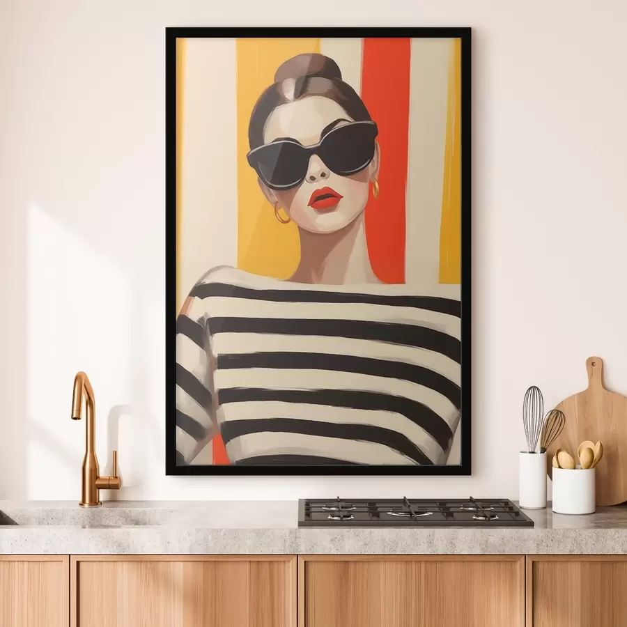 fototapet Fata la modă f46418