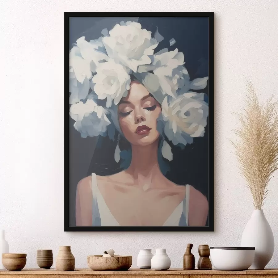 fototapet Fata în flori f46419