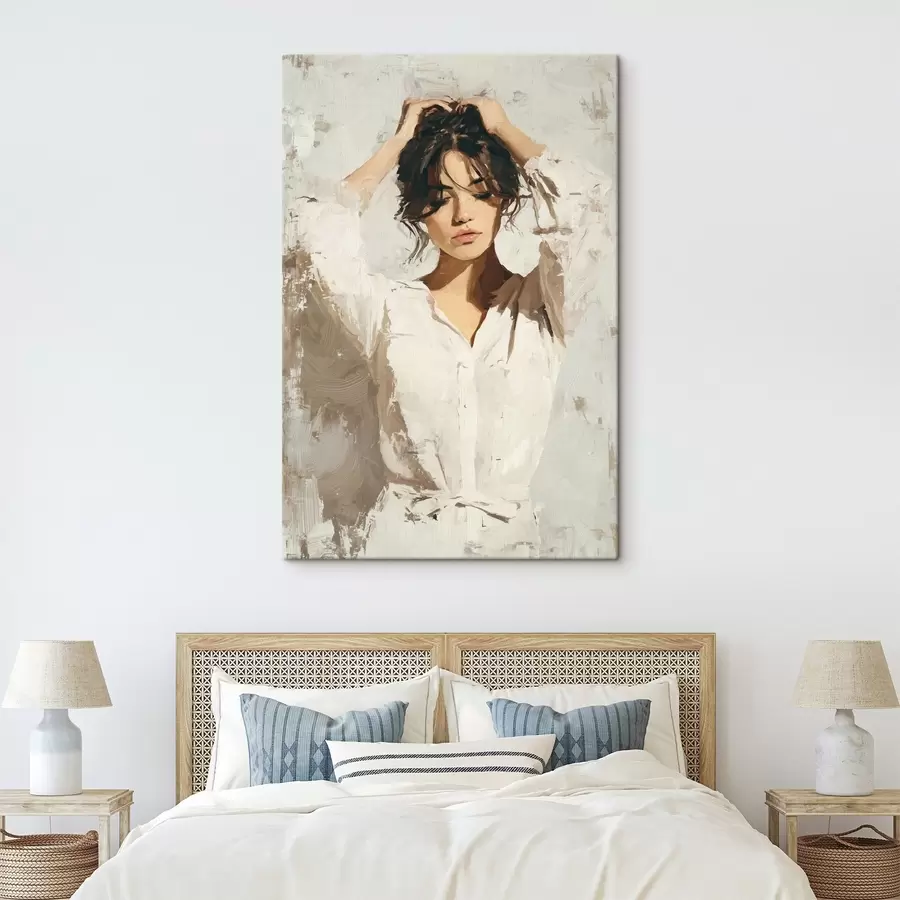 Tablouri Femeia în alb s46366