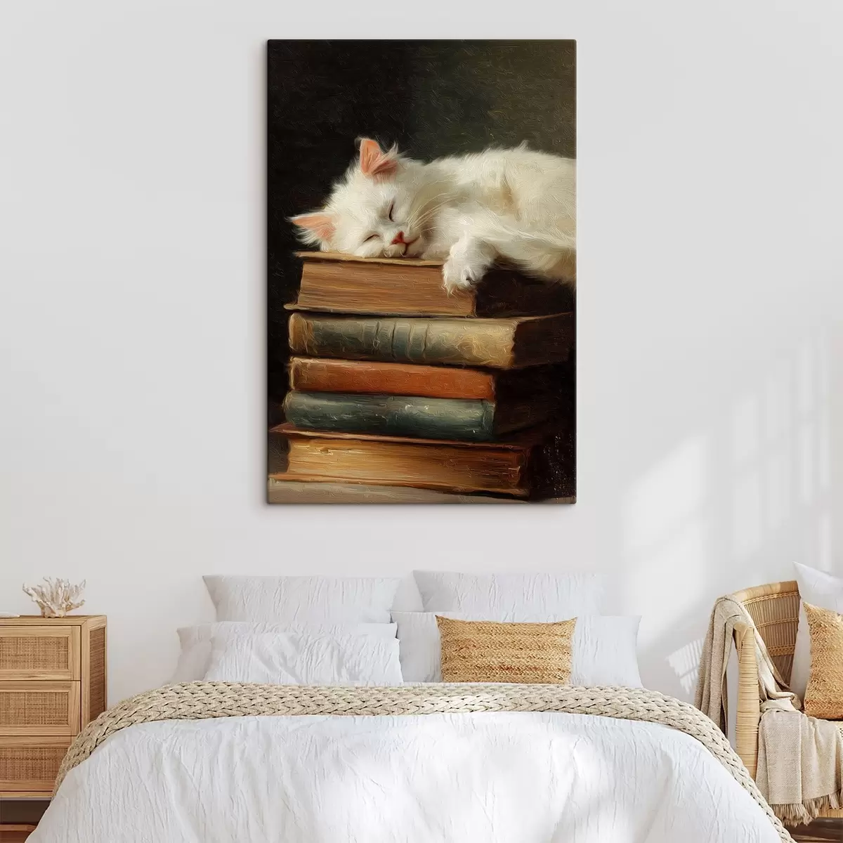 Tablouri Pisica pe cărți s46429