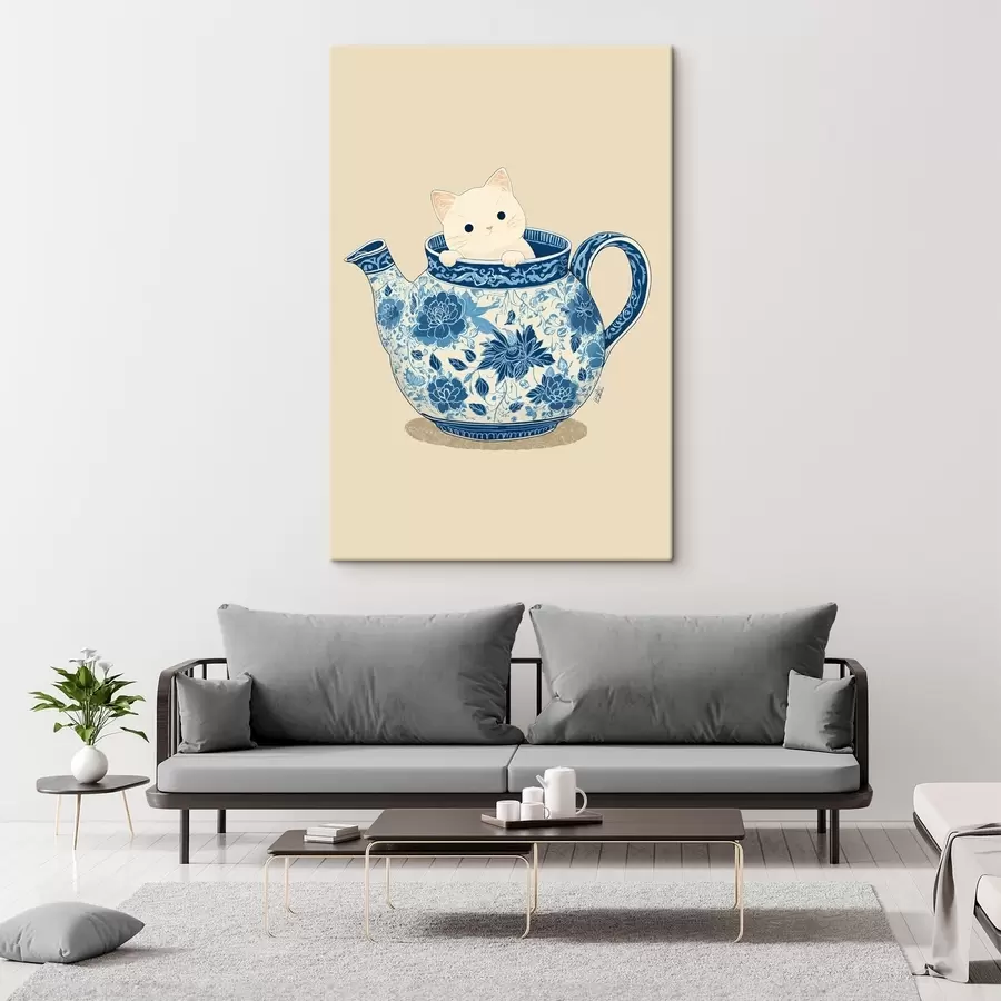 Tablouri Pisica în ceainic s46431
