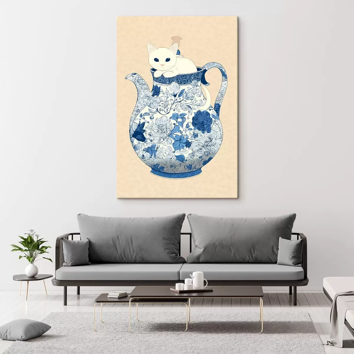 Tablouri Pisica în ulcior s46432