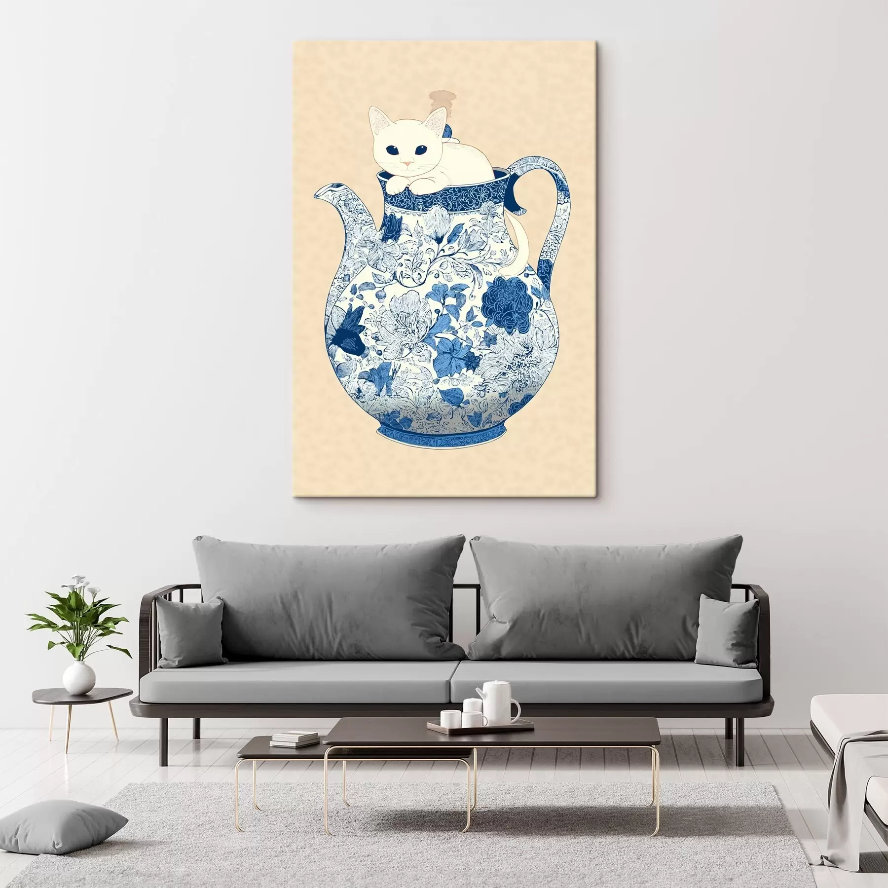 Tablouri Pisica în ulcior s46432