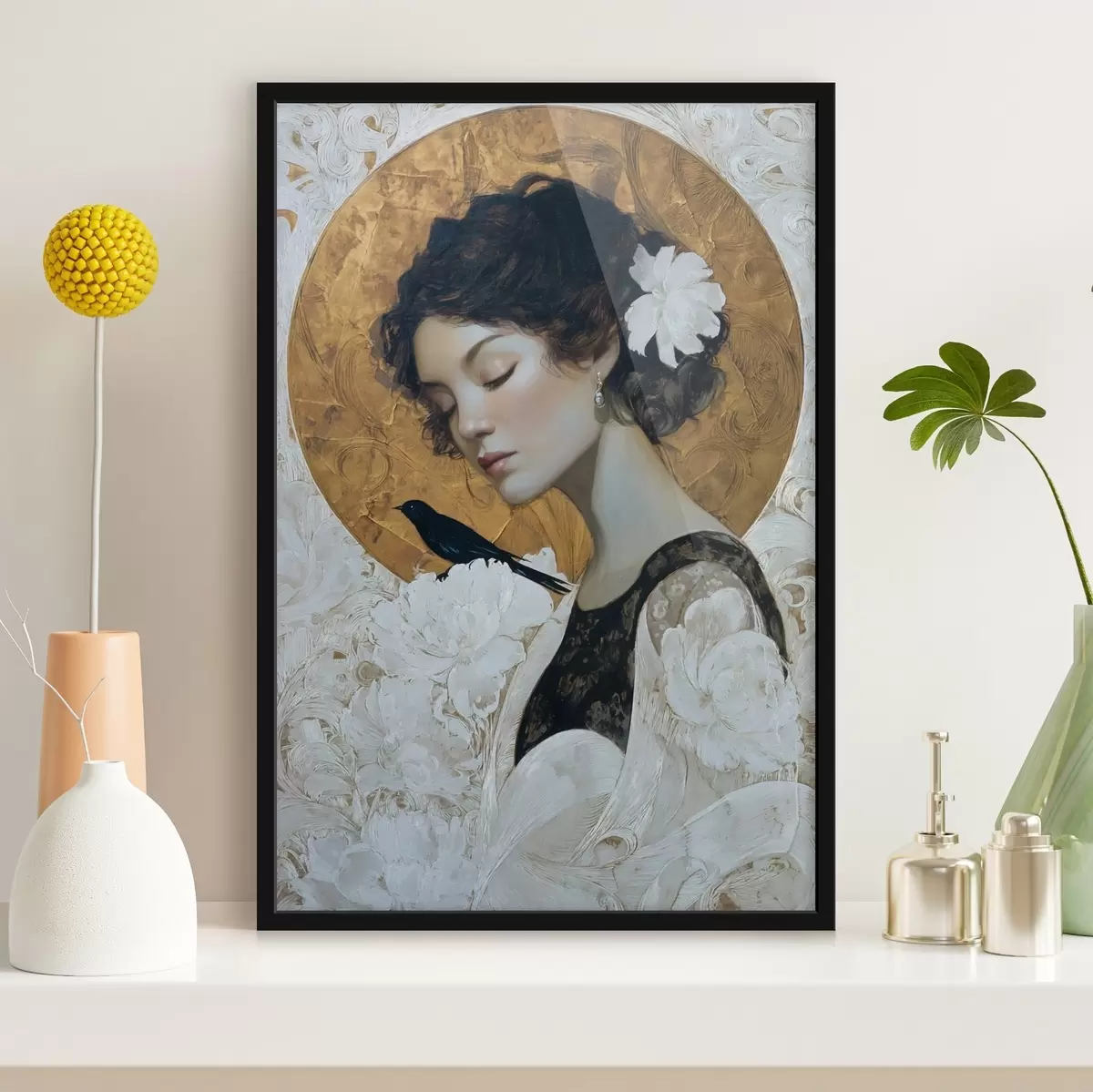 Poster Fata și cercul f46364