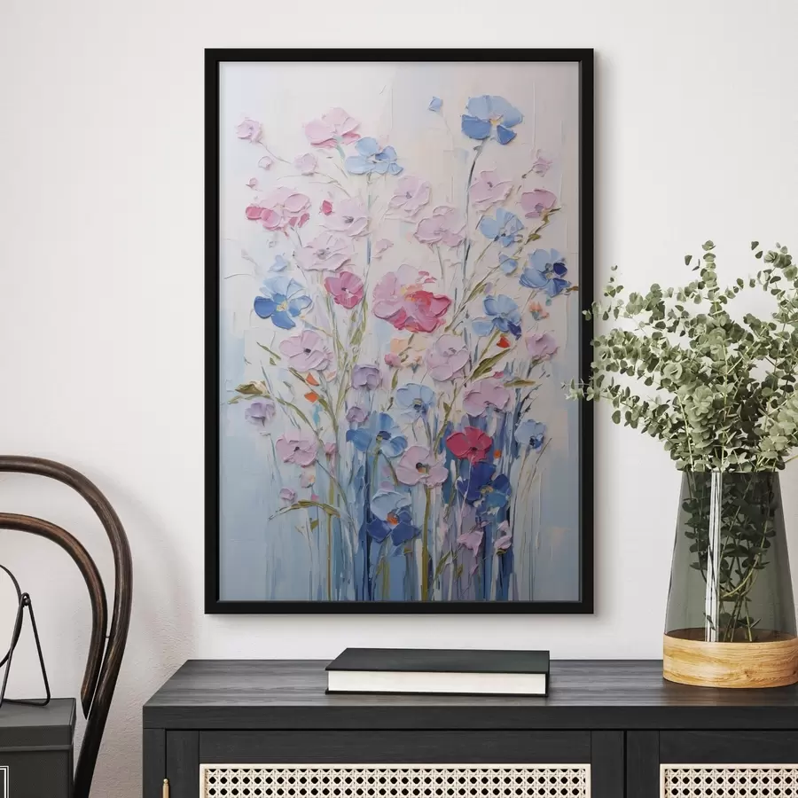 fototapet Flori pictate f46395