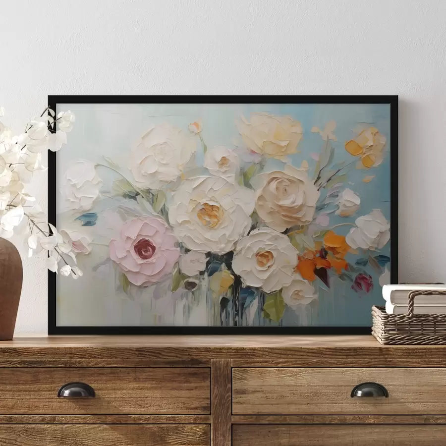 fototapet Flori în diferite culori f46398