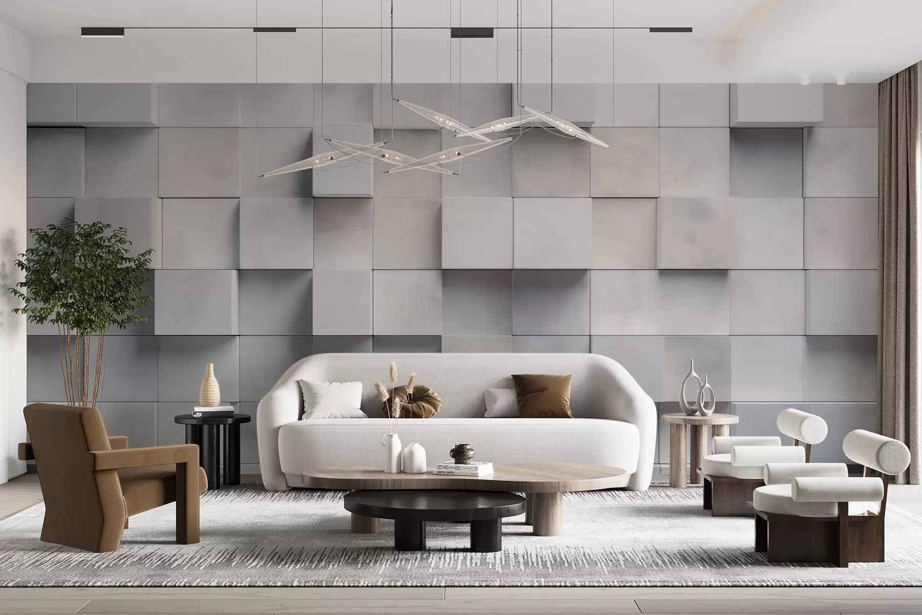 fototapet Blocuri pătrate w04806