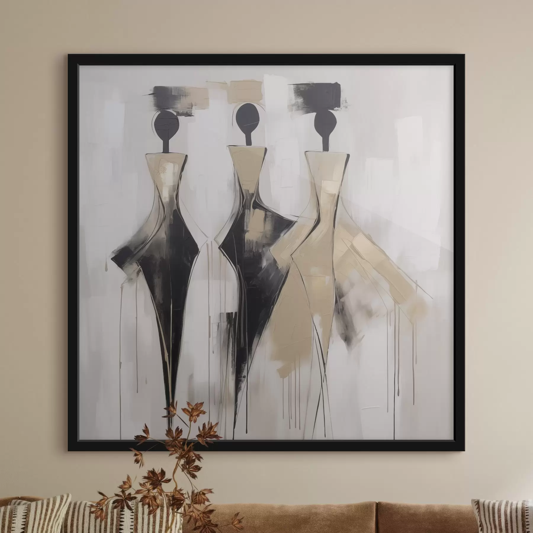 fototapet Siluete abstracte f46436