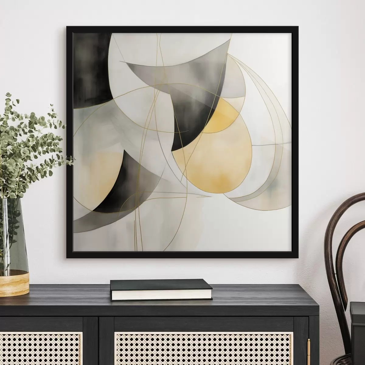 Poster Abstracție geometrică în stil modern f46328