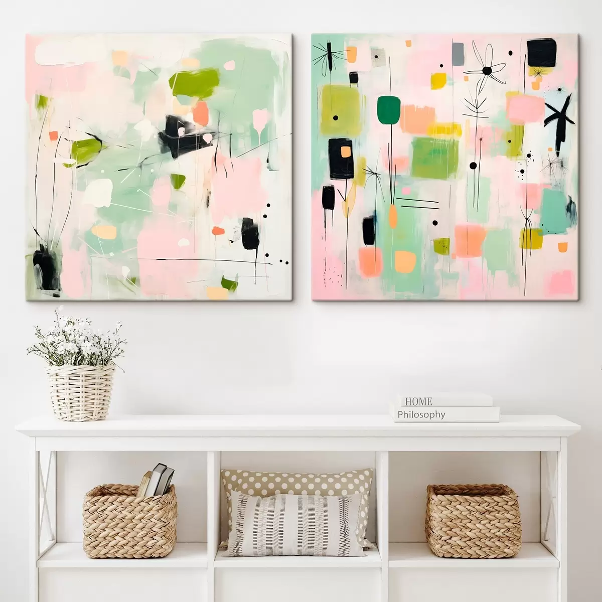 Tablouri Motivele florale în stil modern m00900