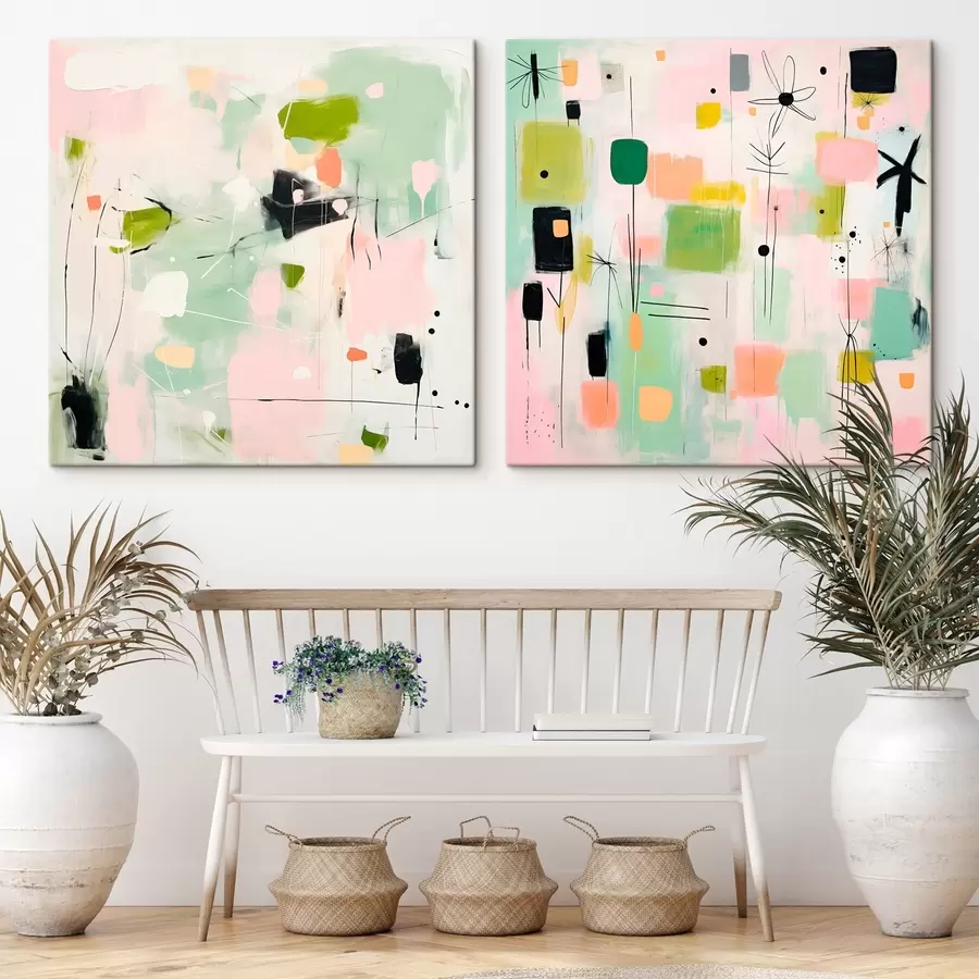 Tablouri Motivele florale în stil modern m00900