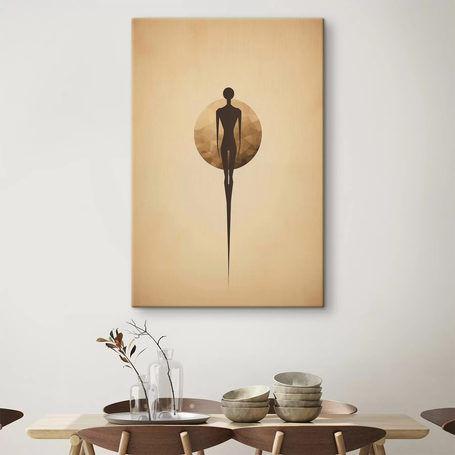 Tablouri Siluetă abstractă s46356