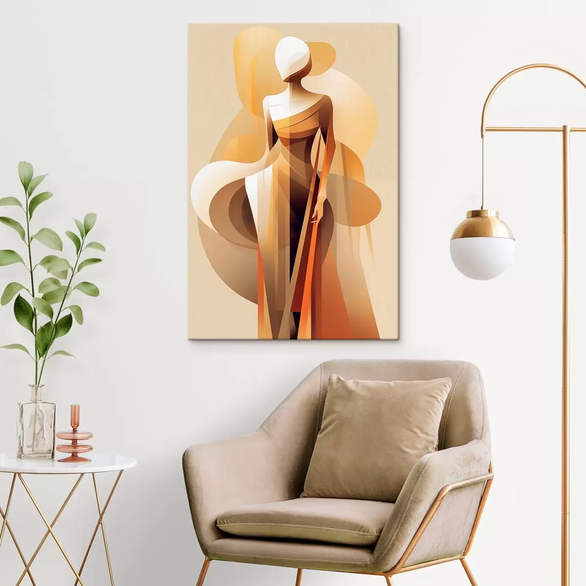 Tablouri Siluetă abstractă s46357