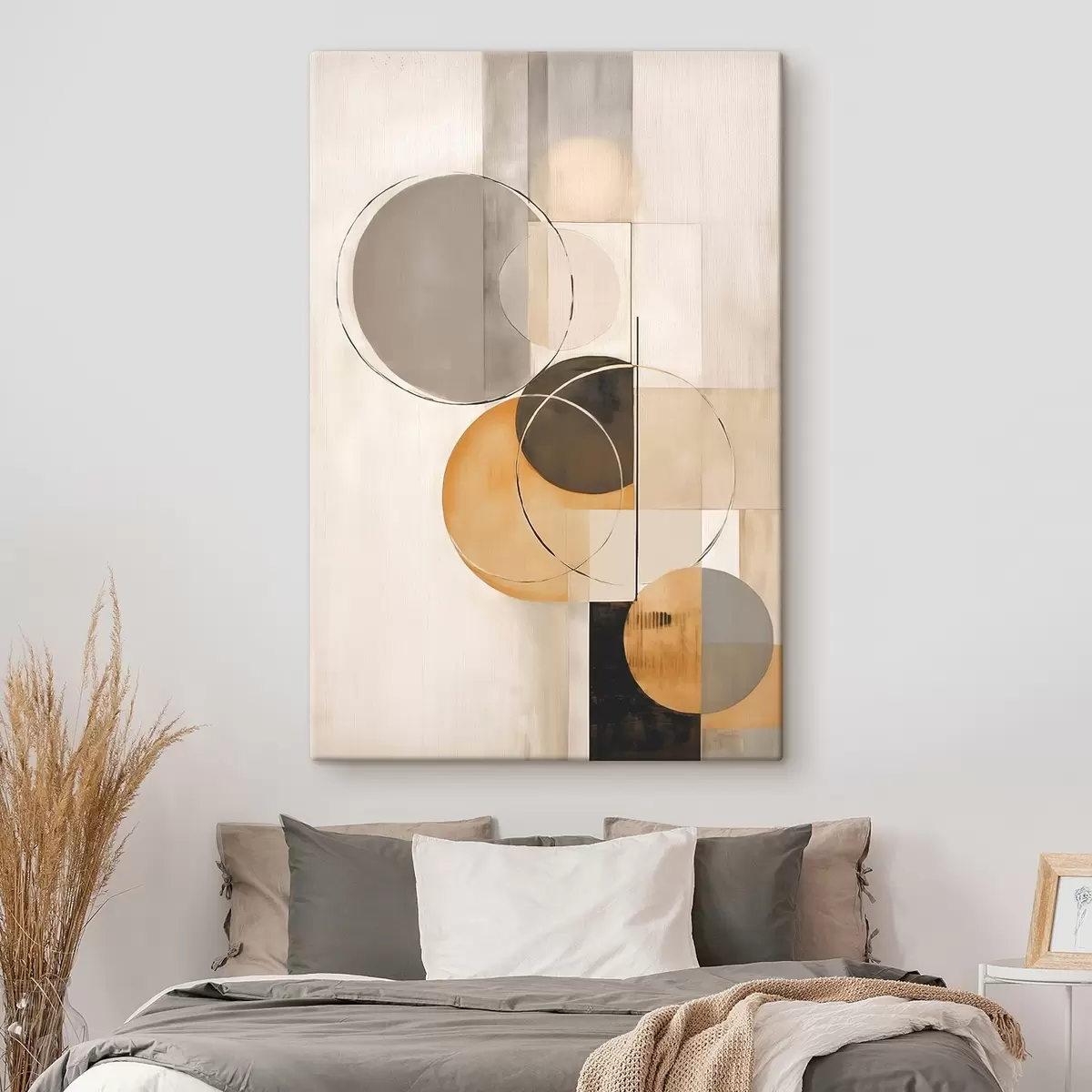 Tablouri Abstracție geometrică cu cercuri s46358