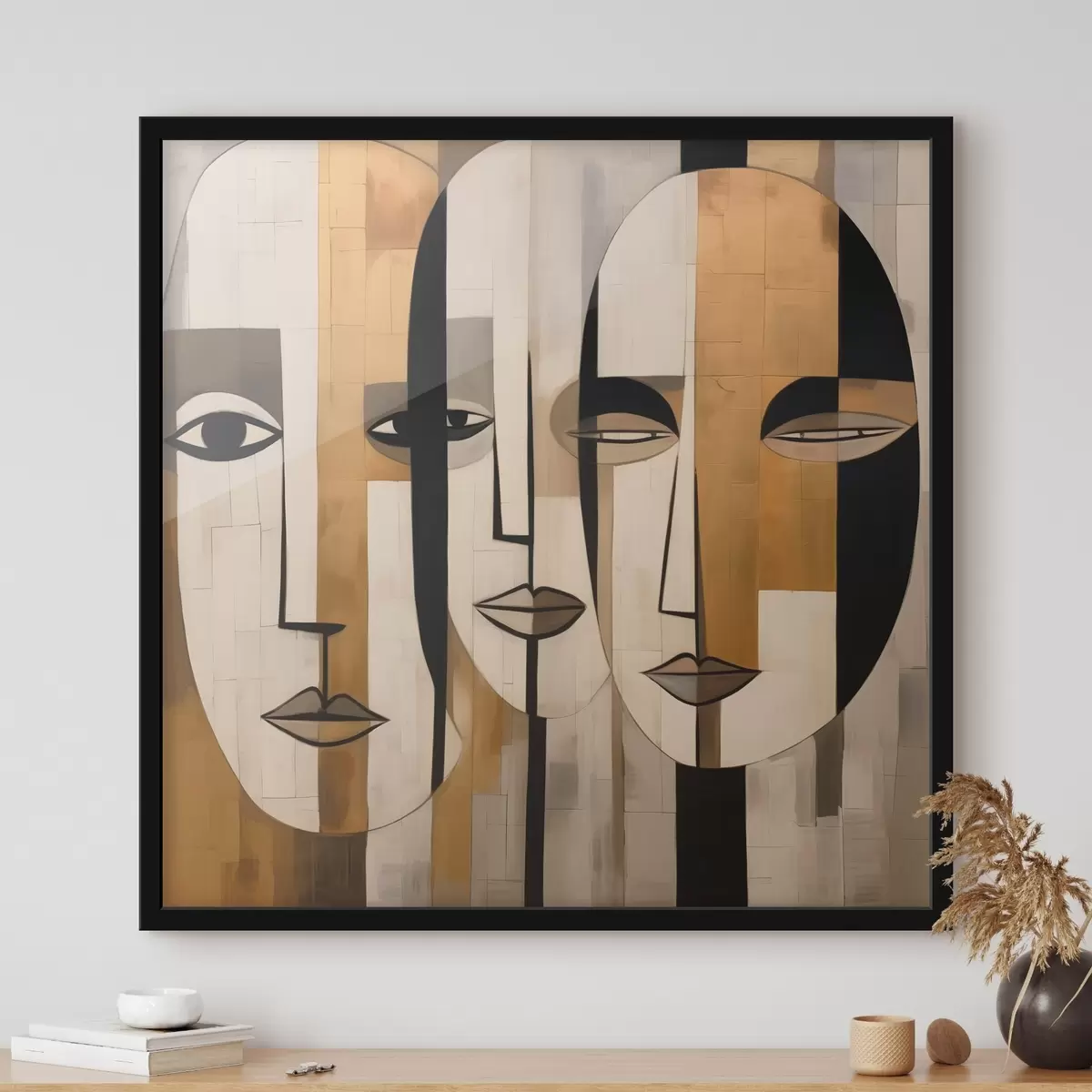 Poster Fețe abstracte f46452