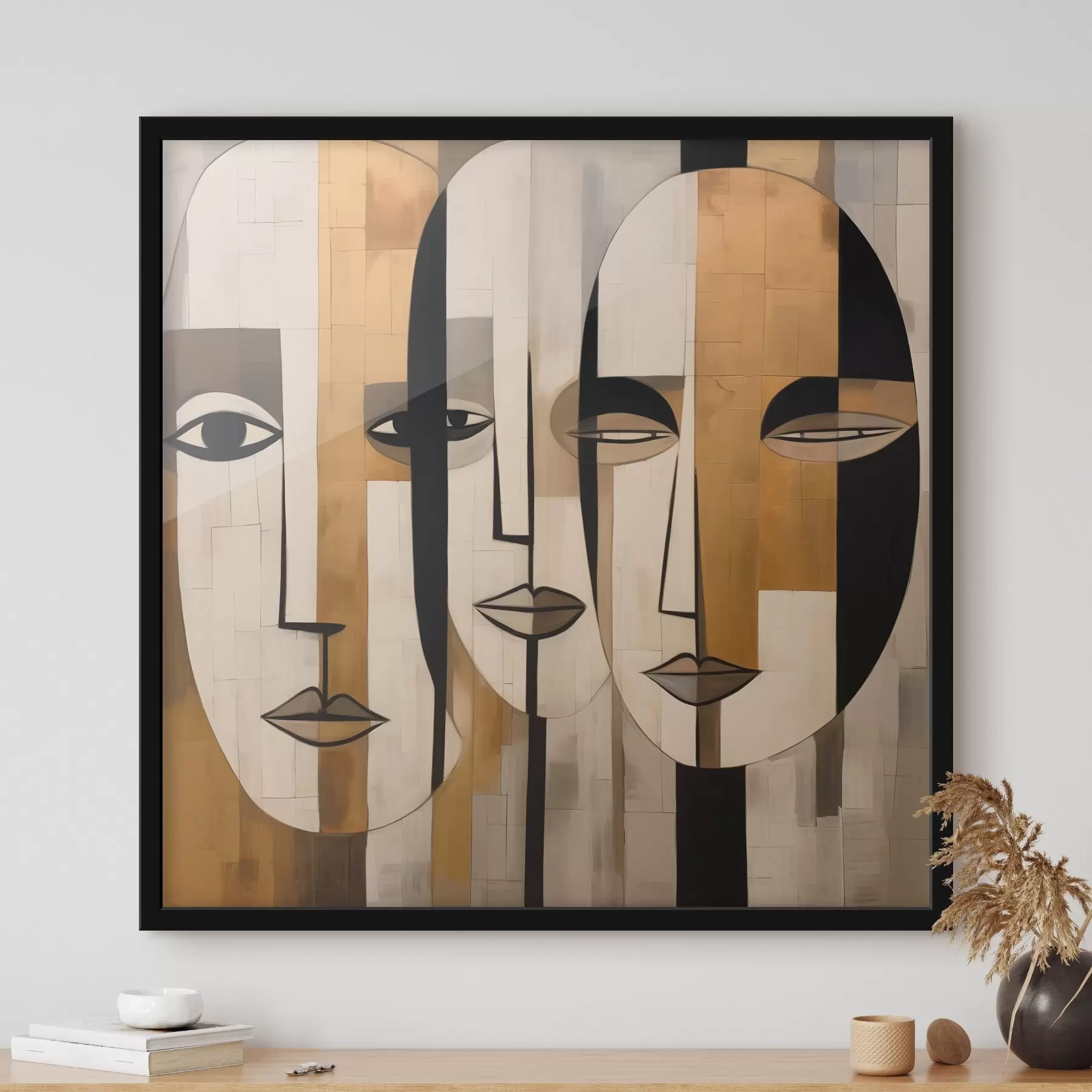 fototapet Fețe abstracte f46452