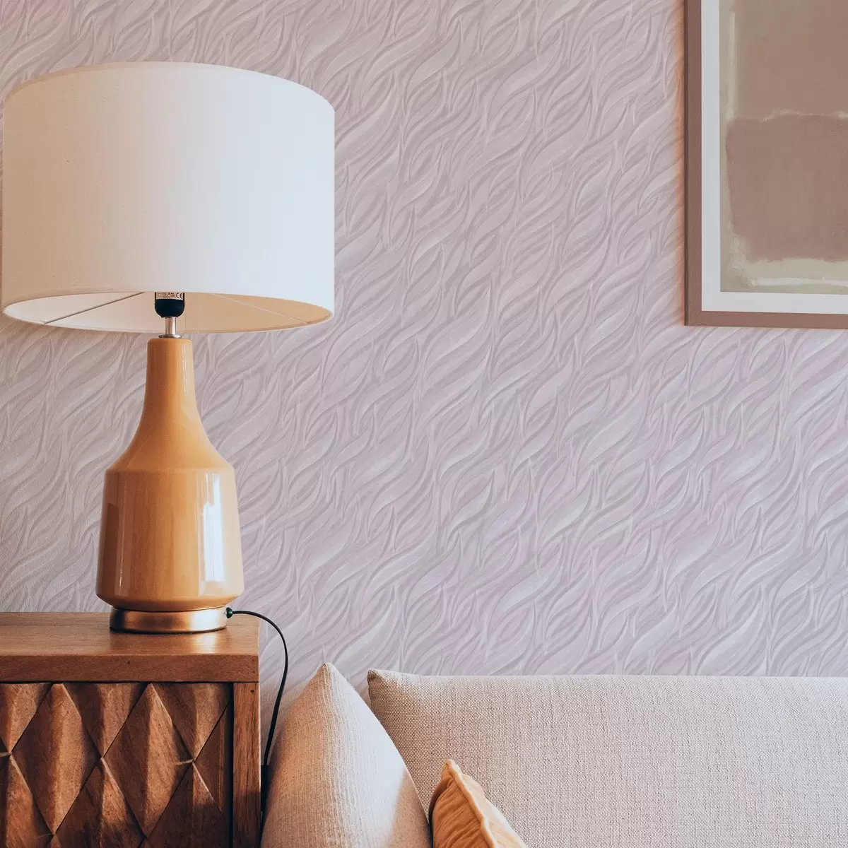 Wallpaper Valuri texturate, roz pudrat a00688v1