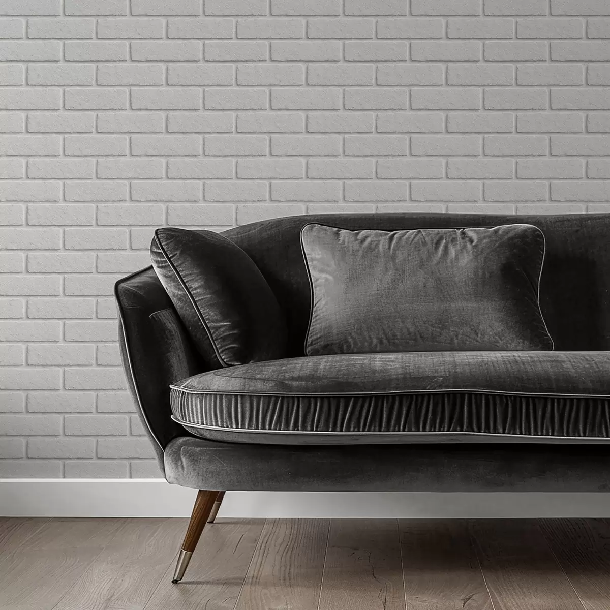 Wallpaper Textură de cărămidă albă, dispunere orizontală a00877