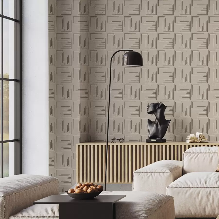 fototapet Pătrate mari din colțuri de cacao cu umpluturi variate, nisip a00913