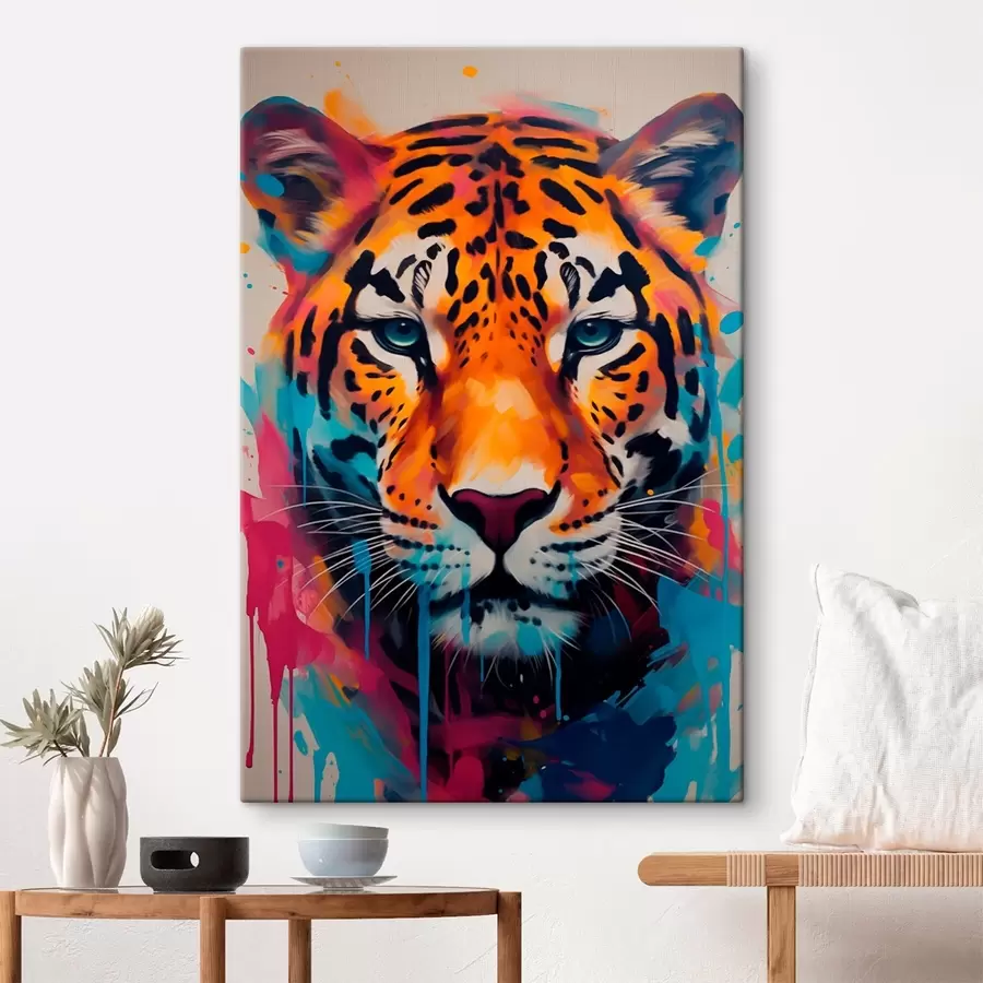 Tablouri Jaguar în stilul artei stradale s46476