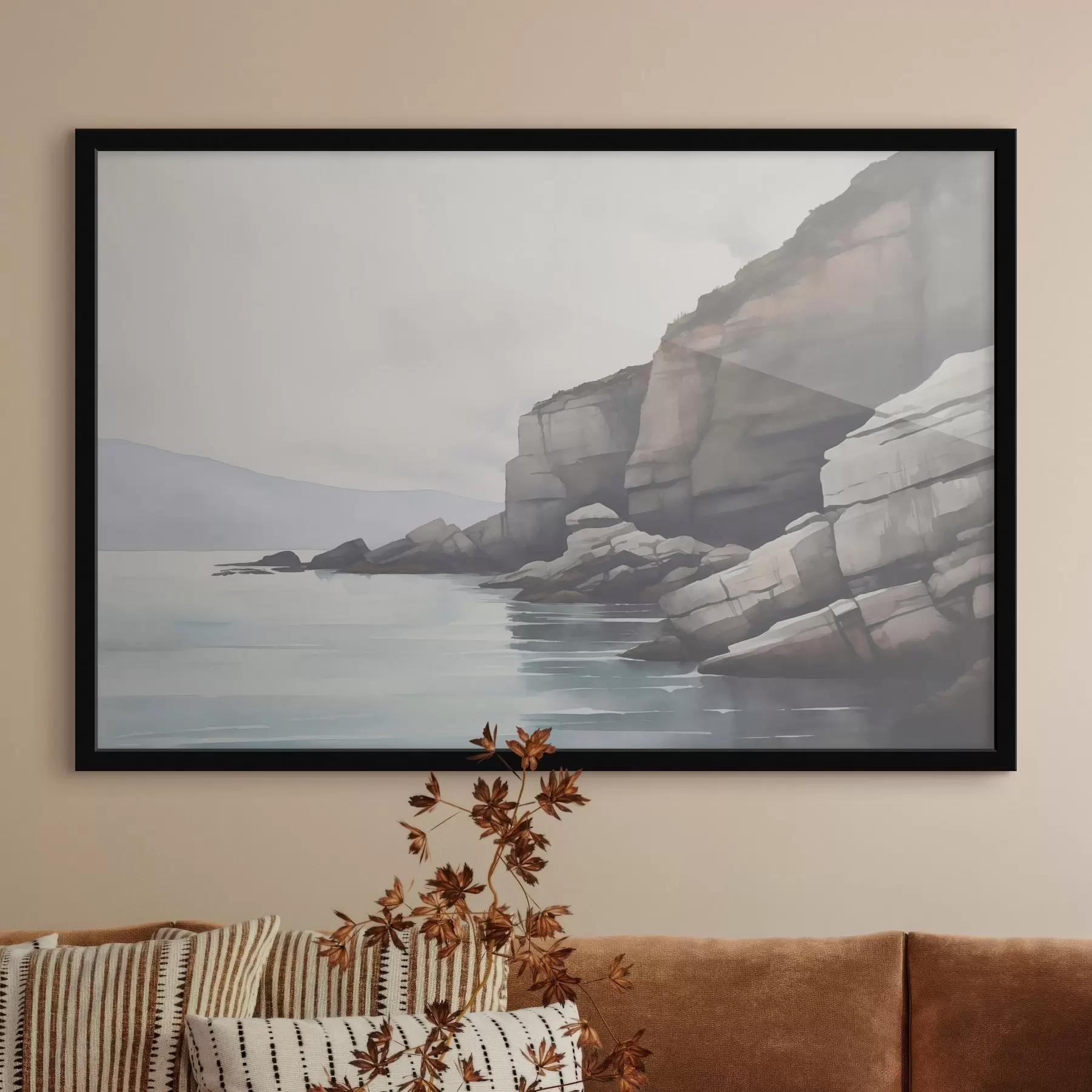 fototapet Mal stâncos în ceață f46464