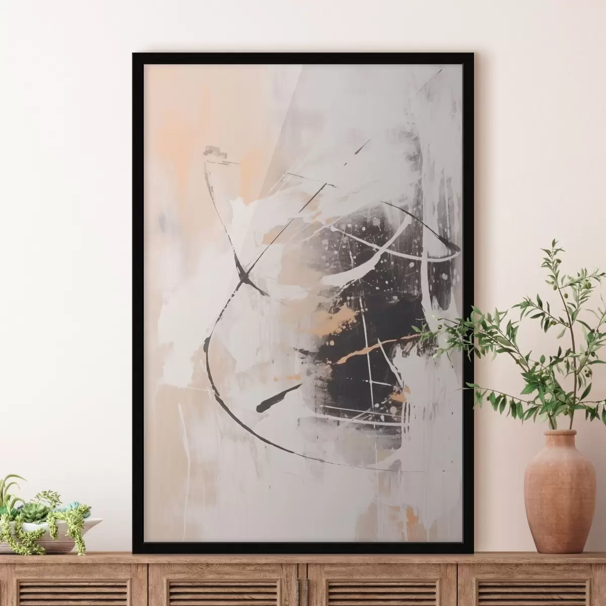 Poster Expresionism contrastant f46557