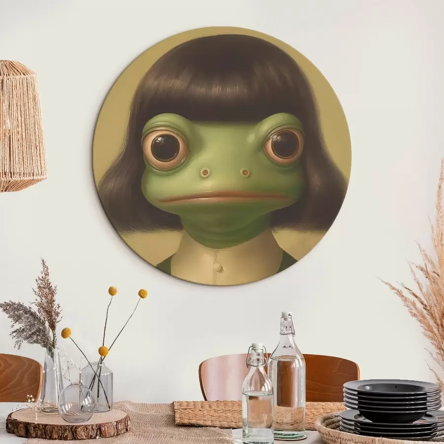 Tablouri Fată broască în stil vintage r46458