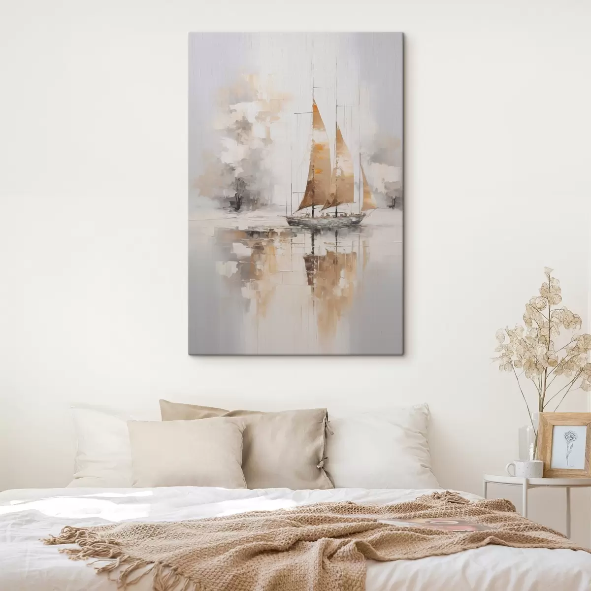 Tablouri Pictură imitație de barcă cu pânze s46565