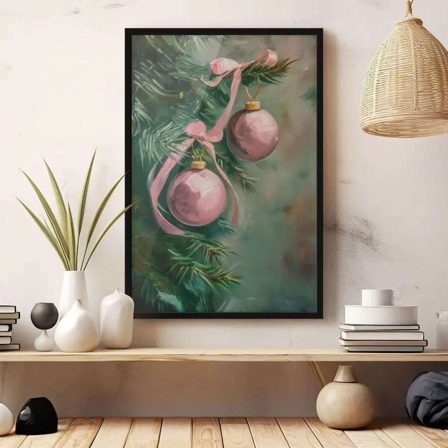 fototapet Decorațiuni pentru bradul de Crăciun f46598