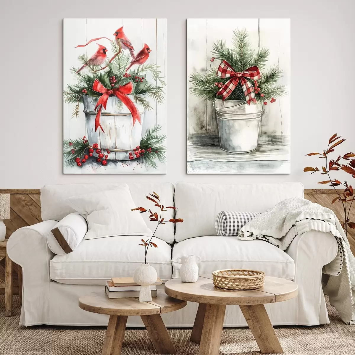 Tablouri Ghivece de Crăciun m00959