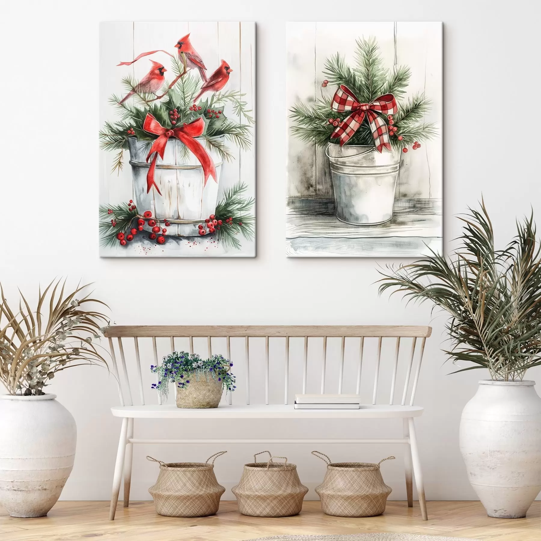 Tablouri Ghivece de Crăciun m00959