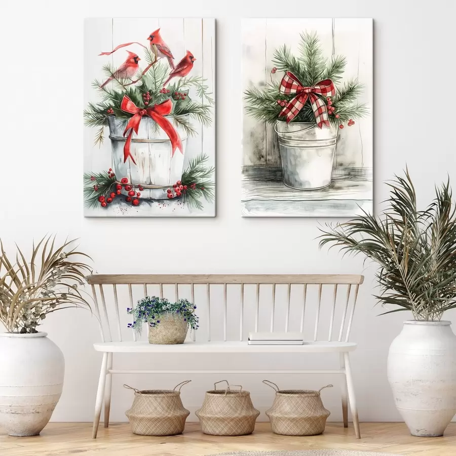 Tablouri Ghivece de Crăciun m00959