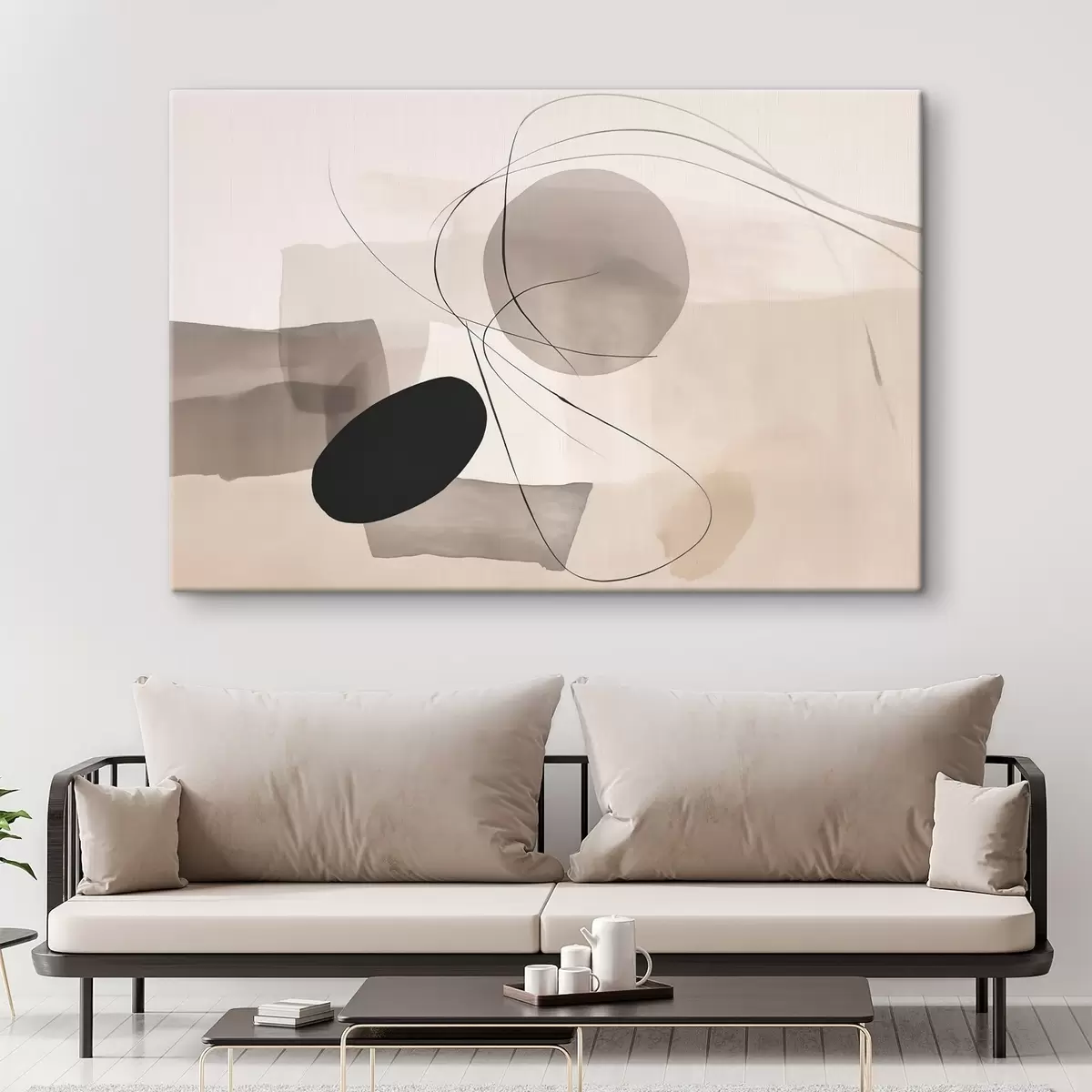 Tablouri Forme abstracte cu linii s46455