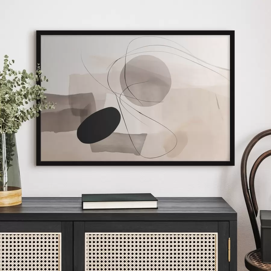 fototapet Forme abstracte cu linii f46455