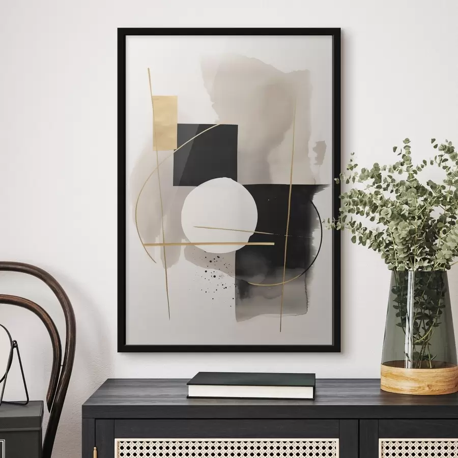 fototapet Abstracții cu forme f46573