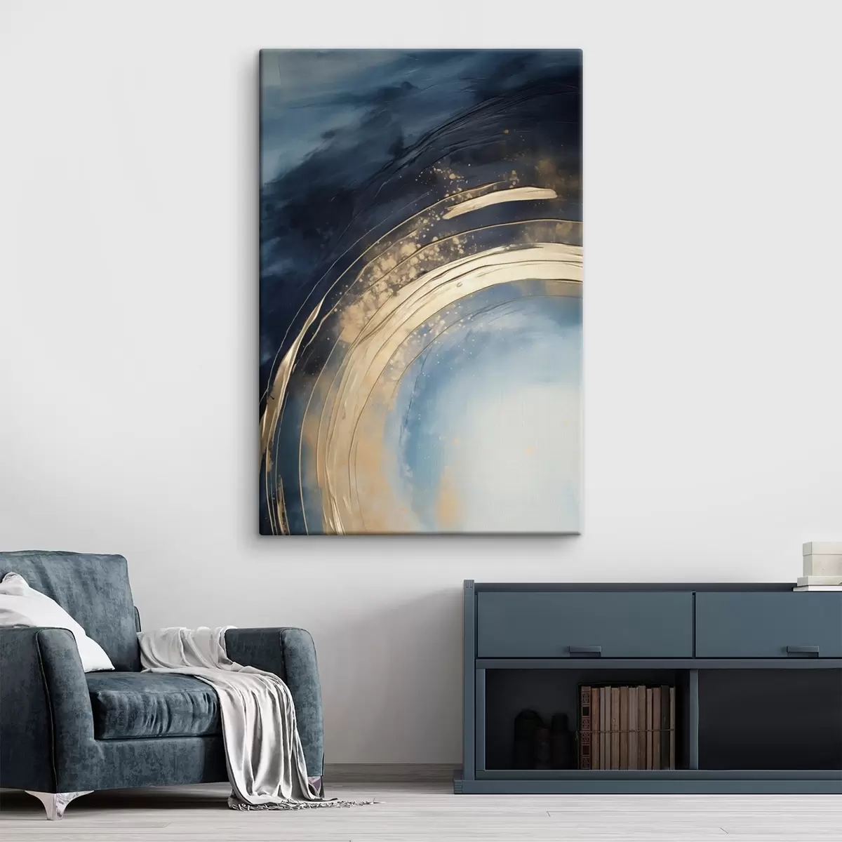 Tablouri Inel amplu cu centru deschis la culoare și glazură pătată s46488