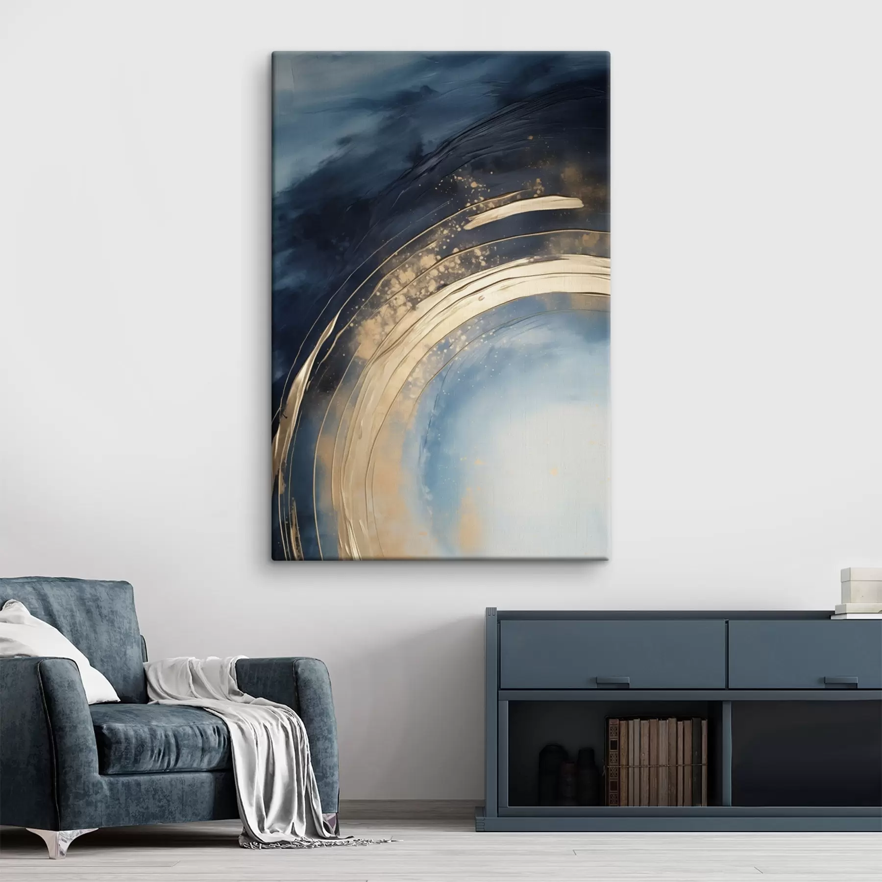 Tablouri Inel amplu cu centru deschis la culoare și glazură pătată s46488