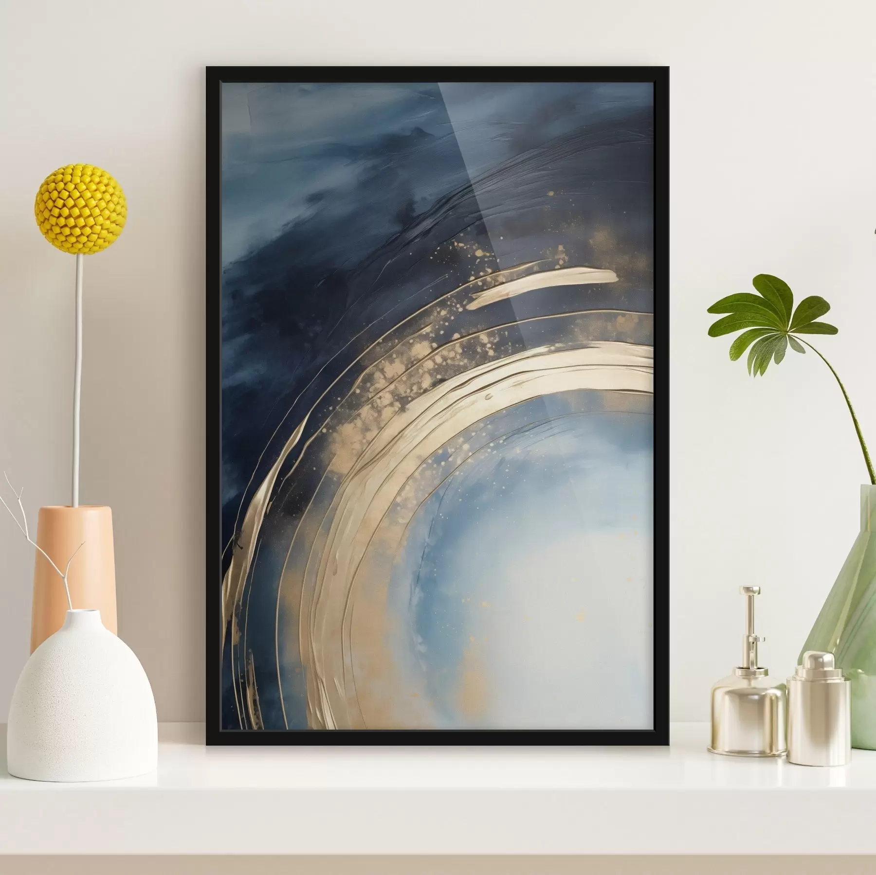 fototapet Inel amplu cu centru deschis la culoare și glazură pătată f46488