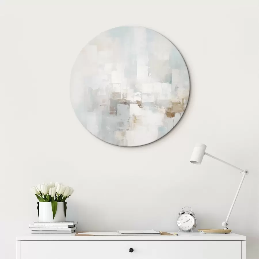 Tablouri Blocuri pastelate deschise: albastru, bej, alb r46546